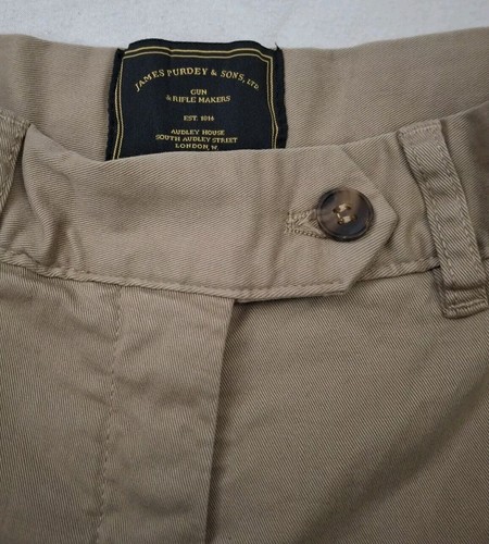 Purdey Womens Hunting Shorts In Size 8 - Beige/Cream - NEW - Picture 2 of 8