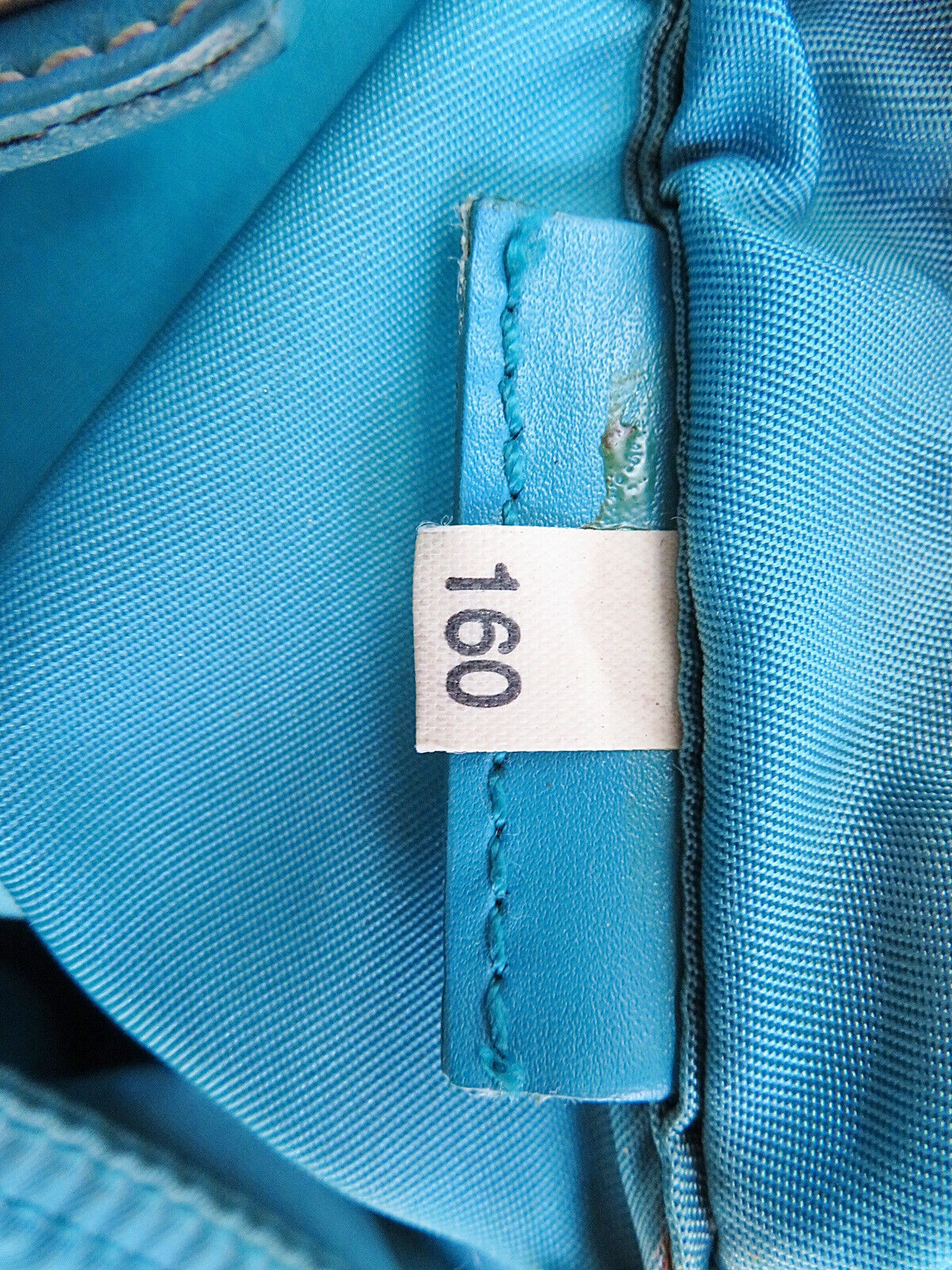 Authentic PRADA Turquoise Nylon Small Shoulder Cr… - image 15