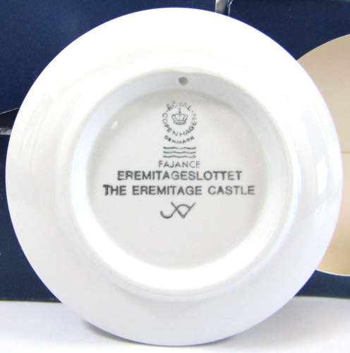 1991 Royal Copenhagen Plaquette Postal Packaging NEW BOX The Eremitage Castle - Picture 3 of 9
