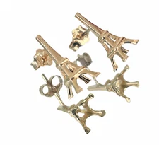 Aretes Torre Eiffel Oro 10 Quilates 10k