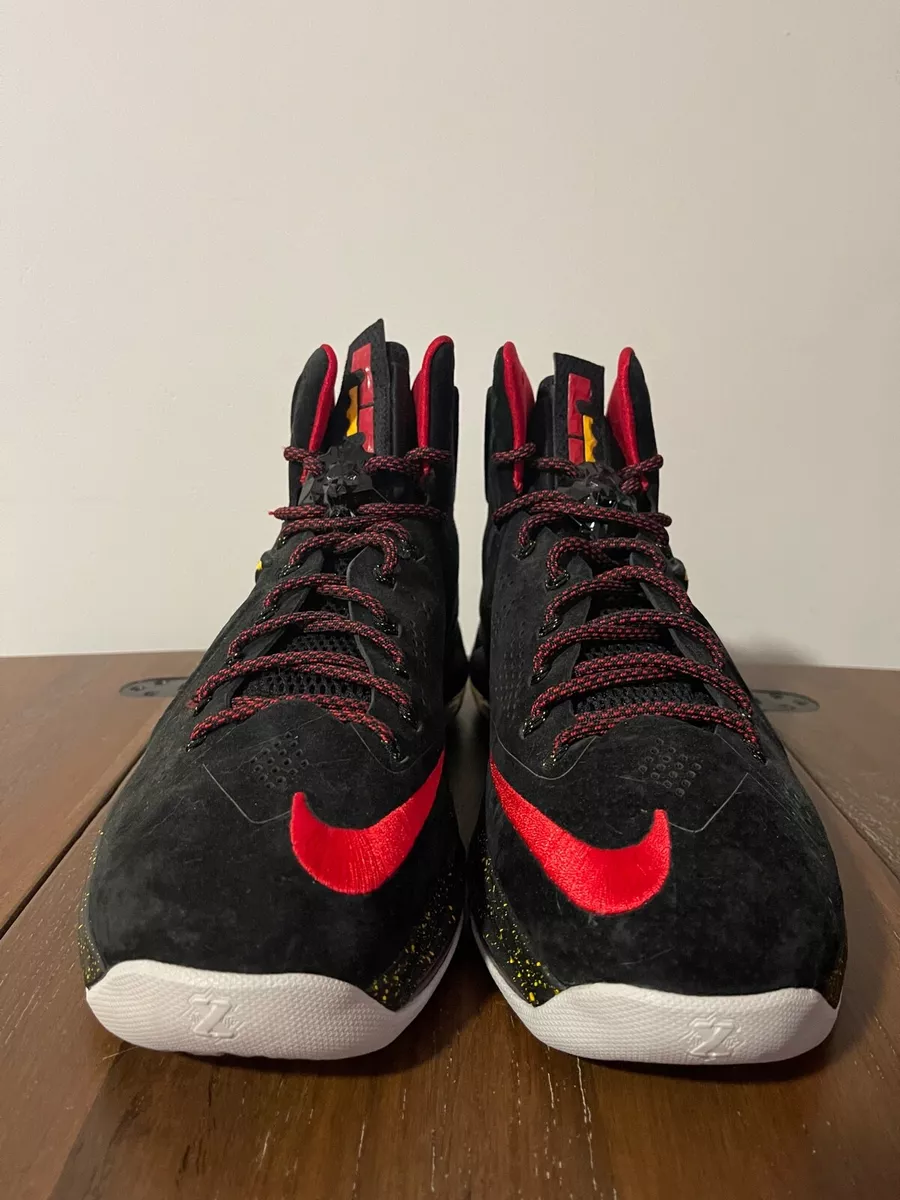 nike lebron 10 red suede for sale on  echo - 832 - Louis