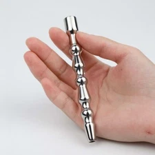 Stainless Steel Penis Dilator Sounding Urethral Stretching Plug for Male BDSM