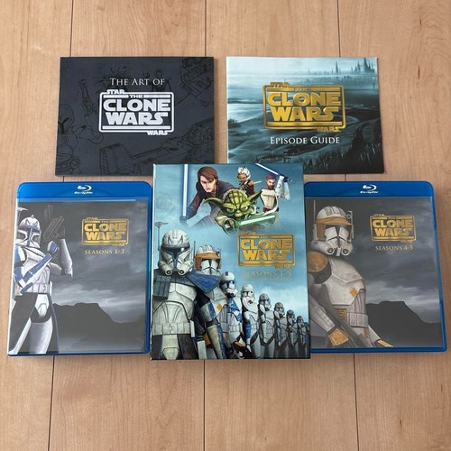 Star Wars The Clone Wars Seasons 1-5 Collector's Edition Blu-ray Box ...