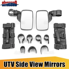 UTV Side View Mirrors W/Handle Grabs 1.5"-2" Clamp For CF-MOTO ZFORCE 800 1000