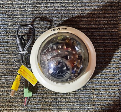 VITEK VTD-AR2812/IWM Dome Camera 2.8-12mm DC Auto Iris Lens 35 IR LED's WHITE