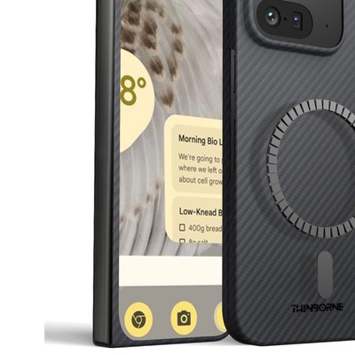 Matte Carbon Fiber Pixel 9 Pro Fold Case - Premium 600D Aramid Fiber Thin Design