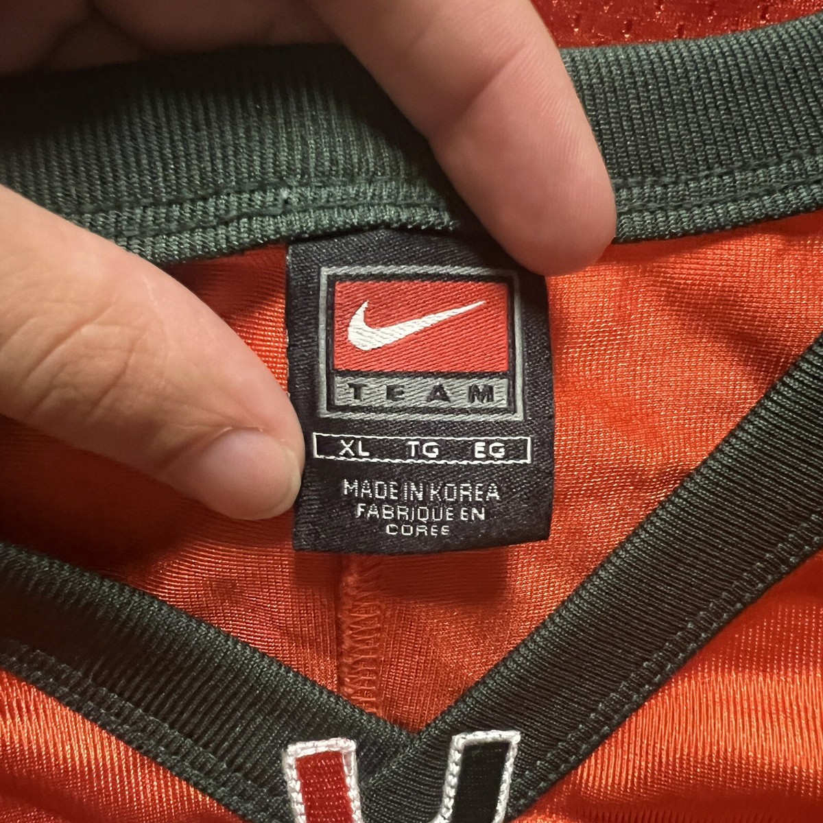 Vintage Miami Hurricanes Football Jersey Mens XL 90s NCAA College