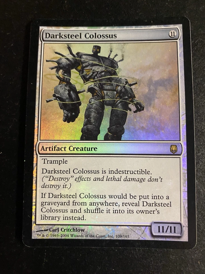 1 X MTG - LP- FOIL  - Darksteel Colossus - Darksteel - Image 3 of 4