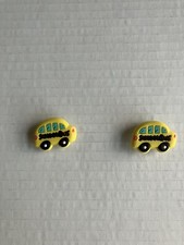 School Bus Charms For Crocs Set Of 2
