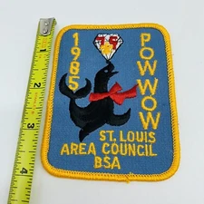 1985 PowWow St. Louis Area Council BSA 75th Anniversary w/seal Patch