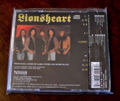 Lionsheart - Lionsheart (JAPAN EDITION CD +1 BONUS TRACK +OBI) VG Lionsheart - Lionsheart (JAPAN EDITION CD +1 BONUS TRACK +OBI) VG