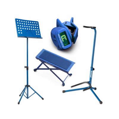 ZOUNDHOUSE Beginner Bundle 49: Footrest + Orchestra Stand + Guitar Stand + CLI