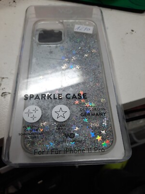 White Diamonds Sparkle Case Apple iPhone 11 Pro Glitzer Schutzhülle Cover Silber