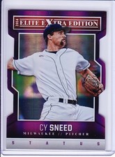2014 Panini Elite Extra Edition Purple Die Cut #58 Cy Sneed (008/150)