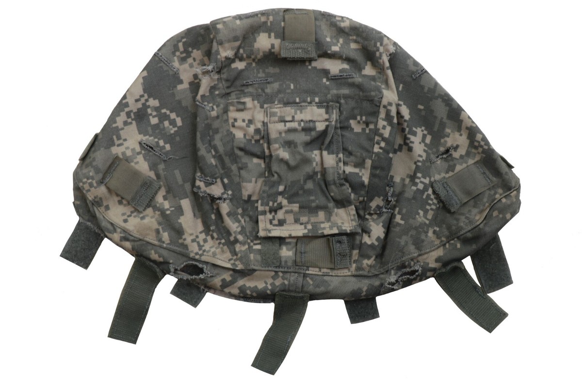 Large / XLarge Used Army ACH ACU / UCP Digital Camo Combat Helmet