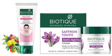 Biotique Bio Saffron Dew Crème de Jour Nourrissante Jeunesse pour Tous Types ...