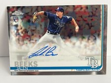 2019 Topps Chrome Rookie Card Autograph Jalen Beeks #RA-JBE RC Rays Auto R