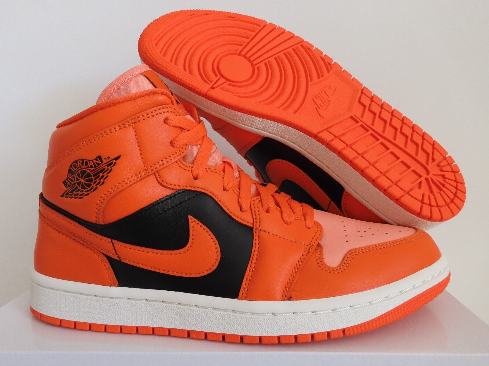 crimson orange jordan 1