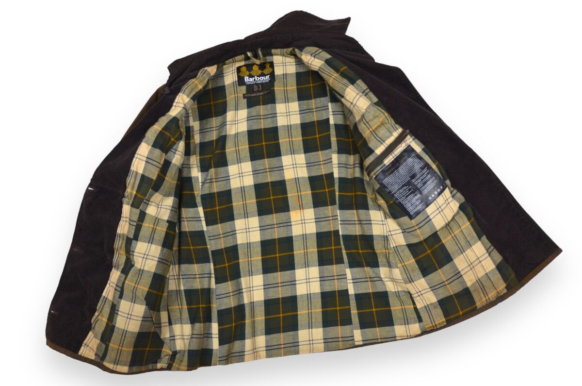 Women's Barbour Double Breasted Jacket Wax Olive L2013 Women's Barbour Double Breasted Jacket Wax Olive L2013