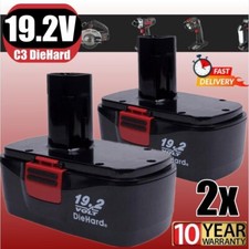 2Pack for Craftsman 19.2 Volt C3 DieHard Battery 130279005 11375 130279003 11376