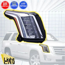[FULL LED] For 2015-2020 Cadillac Escalade Passenger Side Headlight Assembly RH