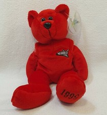Classic Collecticritters Beanie Bear "The Red Senator" 1999 Space Shuttle 7747