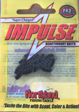 Northland Impulse ReactionaryBaits  IBWO-3 Waxy .5 Black-1pk of 15pcs-NEW-SHIP24