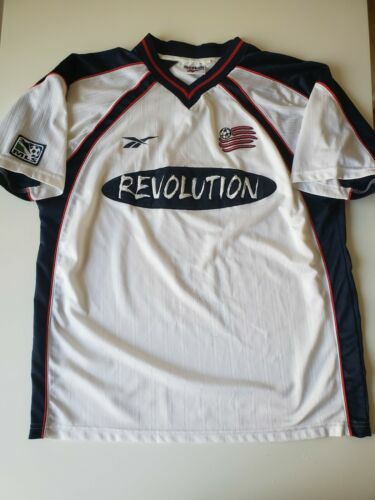 Vintage Reebok 1998-1999 MLS New England Revolution Soccer Jersey