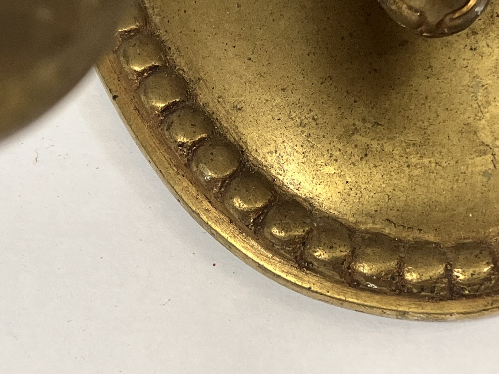 A Pair Of Antique Brass Wall Lights eBay