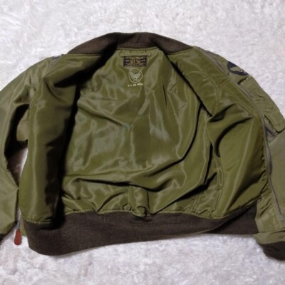 BUZZ RICKSON'S L-2 Flight Jacket 34 TH FIGHTER DAY Size 36 | eBay