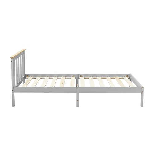 Panana White Single 3ft Double Bed 4 ft 6 Pine Wooden Bed Frame for Adults, Kids - Picture 47 of 53