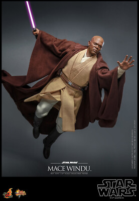 Hot Toys STAR WARS II: ATTACK OF THE CLONES 1/6 Figures MACE WINDU