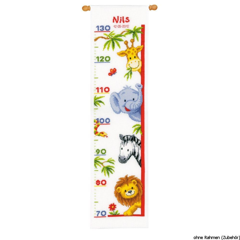 Vervaco Counted cross stitch kit Peekaboo!, DIY
