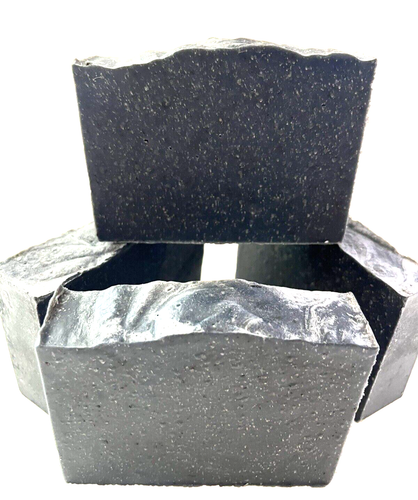 Activated Charcoal & Coffee Unscented Soap Bar, No Essentail Oils, No Dyes, 4 Oz - Picture 3 of 6