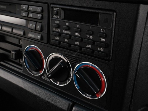 For Bmw 5 E34 1988-1996 Aluminum Polished Air Con Control Surrounds Rings 3pcs - Picture 9 of 9