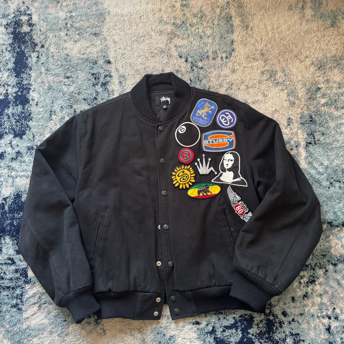 Stussy Souvenir Stadium Bomber Jacket Size M | eBay