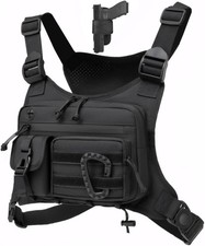 Outdoor Chest Bag For Men and Women, Tactical Vest For Running, Cycling, EDC