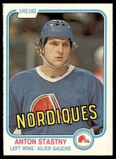1981-82 O-Pee-Chee Anton Stastny Rookie Quebec Nordiques #282