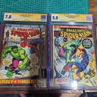 💥👊🏻 Amazing Spider-Man 119 + 120 CGC SS Both Signed Gerry Conway