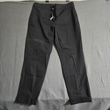 NWT Talbots Sz 10 Classic Side Zip Midrise Black Pants