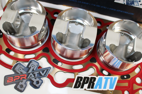 Can Am Maverick X3 Turbo Stock Bore 9.5 JE Piston Set Pistons Kit Gasket 366830 - Picture 4 of 24