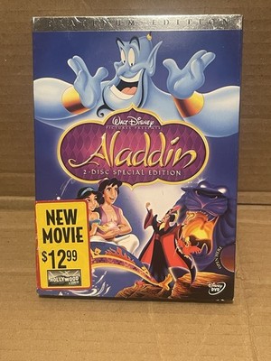 Aladdin DVD 1992 Animated 2-Disc Set, Platinum Special Edition - Disney