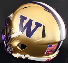 WASHINGTON HUSKIES NCAA Riddell Speed Full Size AUTHENTIC Football Helmet