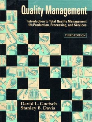 Quality Management : Introduction to Total Quality Management for