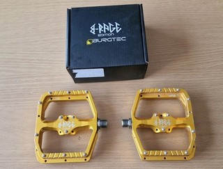 Burgtec B Rage MK5 Mountain Bike Pedals GOLD 1708