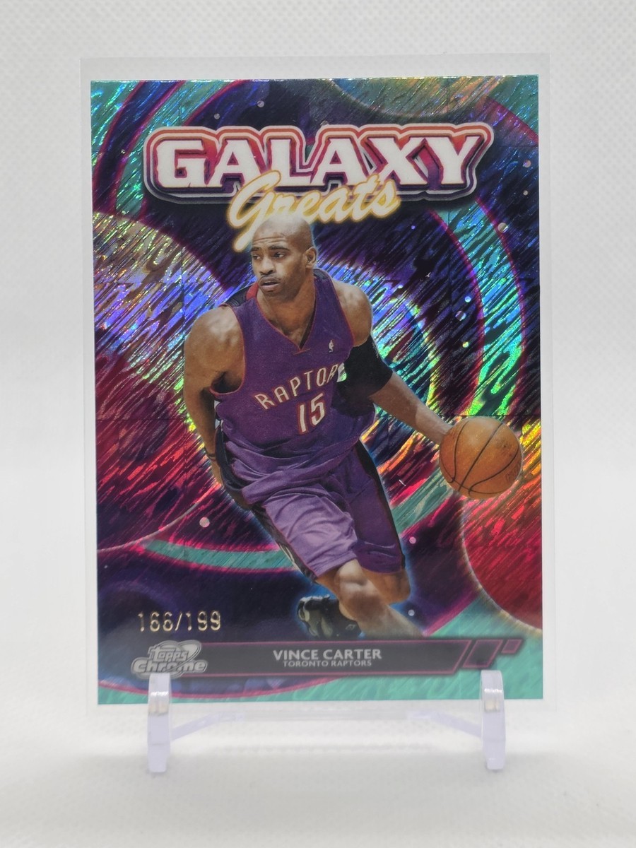2025-26 Topps Chrome Cosmic #GG-9 Vince Carter Galaxy Greats Aqua 