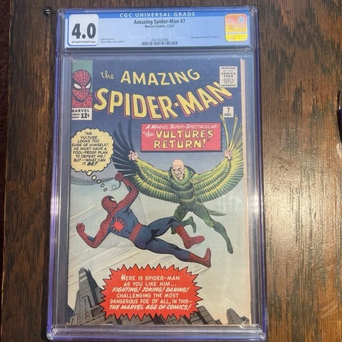 Amazing Spider-Man #7 CGC 4.0 Off-White to White Pages