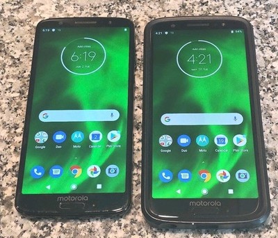 Motorola Moto G6, M390A, 32GB, Black, Unlocked, 4G-LTE, Each Sold Separately, 