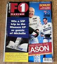 F1 Racing Magazine March 2001 Formula 1 Murray Walker McLaren Montoya Jaguar