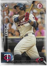 2016 BOWMAN #140 MIGUEL SANO RC MINNESOTA TWINS